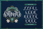 Brick Stone Victorian Typeface, a Blackletter Font by alit design (Thumbnail 13 of 23)