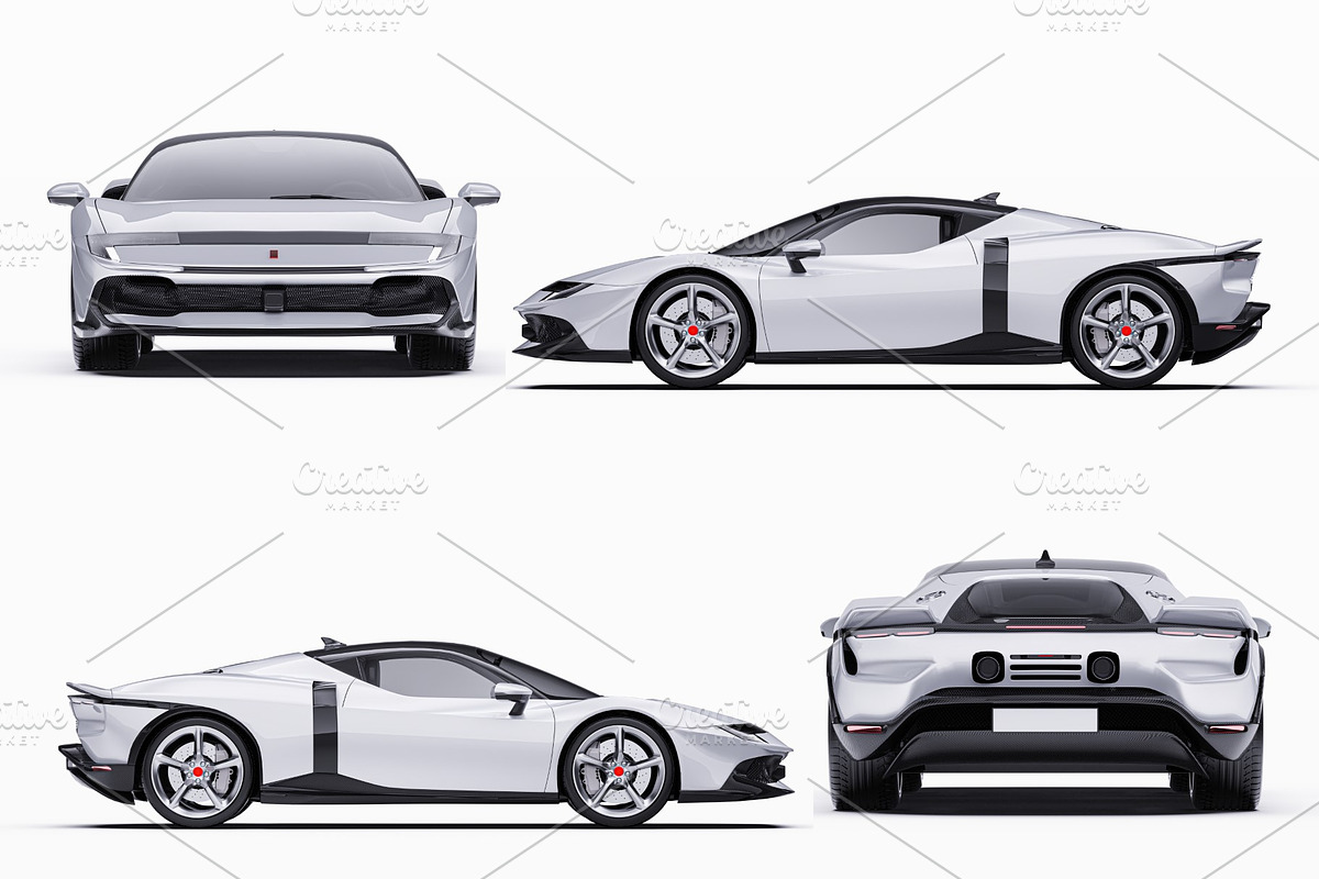2026 Supercar Performance Coupe, an Advertising Mockup by Halal Graphic Studio (Photo 11 of 12)