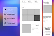 Online Portfolio Wireframe Website, a Wireframe Template by INSPR STD (Thumbnail 3 of 4)