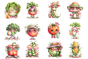 Summer Vegetables Clipart, an Illustration by Designworld (Thumbnail 3 of 4)