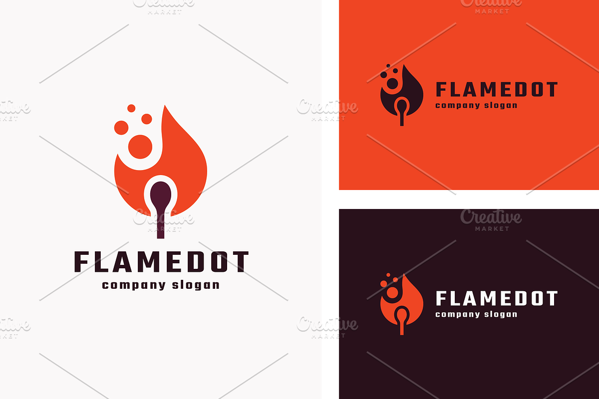 Flame Dot Logo, a Branding & Logo Template by Design_Planet (Photo 1 of 4)
