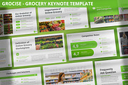 Grocise - Grocery Keynote Template, a Presentation Template by SlideFactory (Thumbnail 1 of 4)