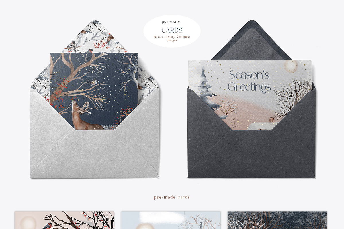 Huge Winter Woodland Scene Creator, an Animal Illustration by Busy May Studio (Photo 8 of 14)