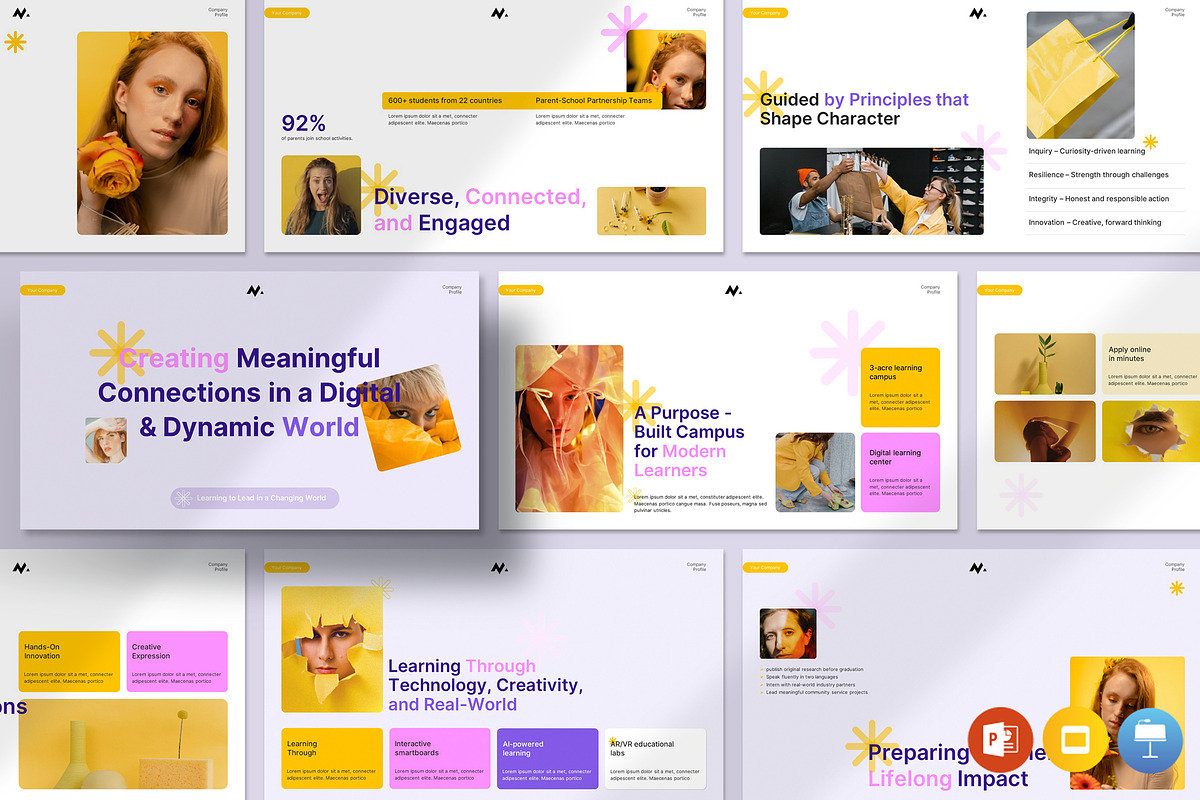 Modern Company Profile Presentation, a Presentation Template by evgenystudio (Photo 1 of 8)
