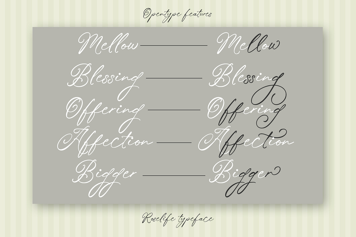 Roselife, a Handwritten Font by Nathatype (Photo 8 of 11)