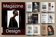 Fashion Magazine Design Layout, a Magazine Template by ContestDesign (Thumbnail 1 of 3)