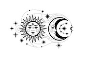 Sun Moon Celestial Mandala Bundle, an Illustration by Gaye Art (Thumbnail 20 of 31)