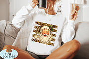 Leopard Print Santa Claus PNG, a Seasonal Illustration by Daily.Designs (Thumbnail 4 of 5)