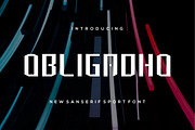 Obligadho, a Sans Serif Font by Auliacreative (Thumbnail 1 of 4)