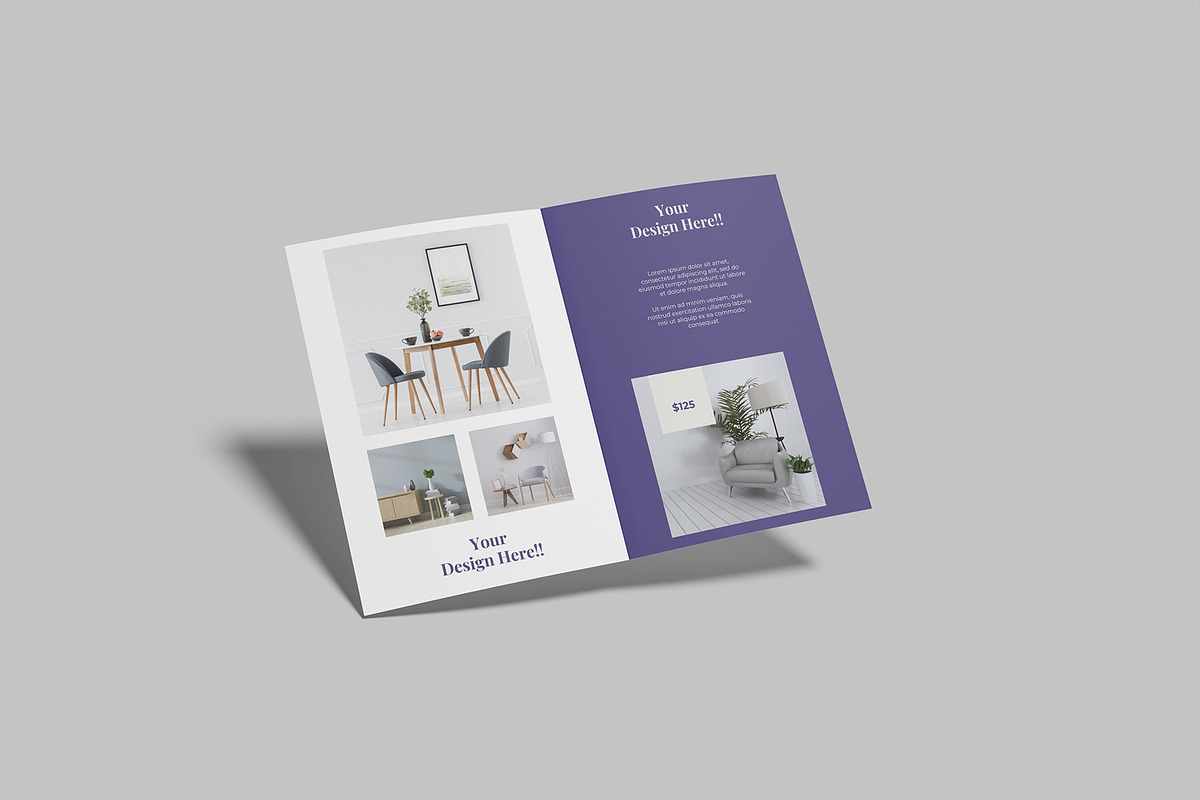 A5 Bifold Brochure Mockup, a Brochure Template by Graphiculon (Photo 9 of 11)