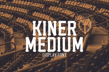 Kiner Medium, a Serif Font by YockMercado