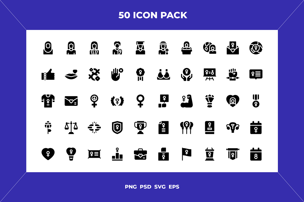 Womens day icons, an Icon by Wencory (Photo 1 of 2)