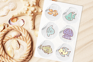 Cute Fish Procreate Stamp Brushes