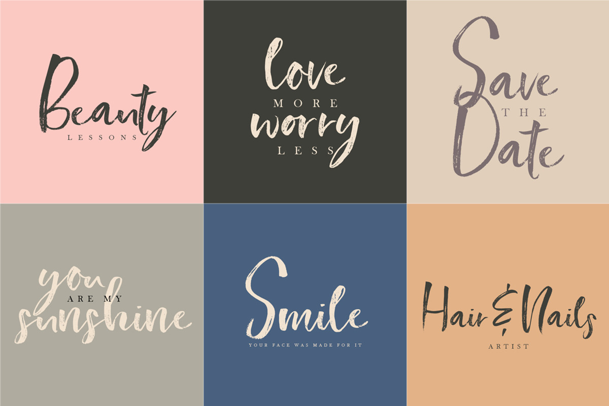 Southerner Brush Script Typeface preview 2