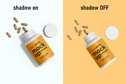 Supplement Bottle Mockup Bundle, a Packaging Mockup by pixelmock (Thumbnail 9 of 35)