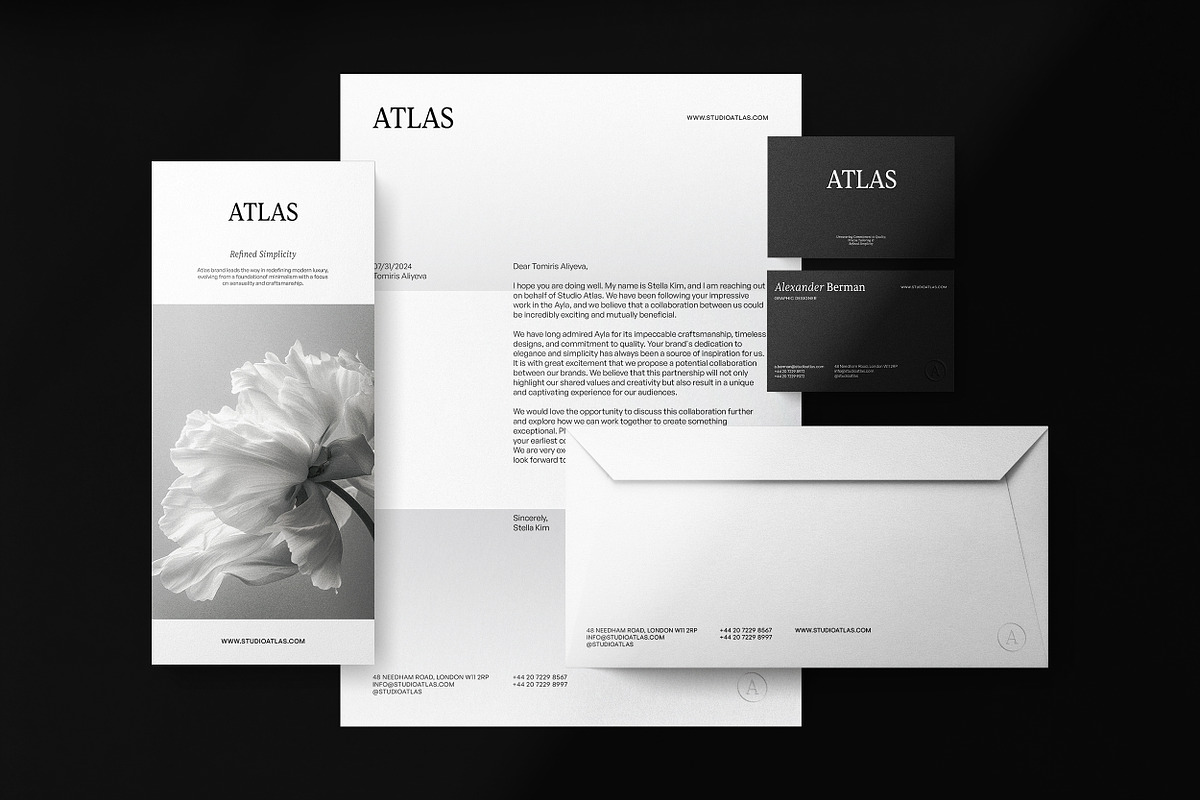 ATLAS / Branding Mockups (02), a Books & Magazine Mockup by Studio Dara (Photo 2 of 27)