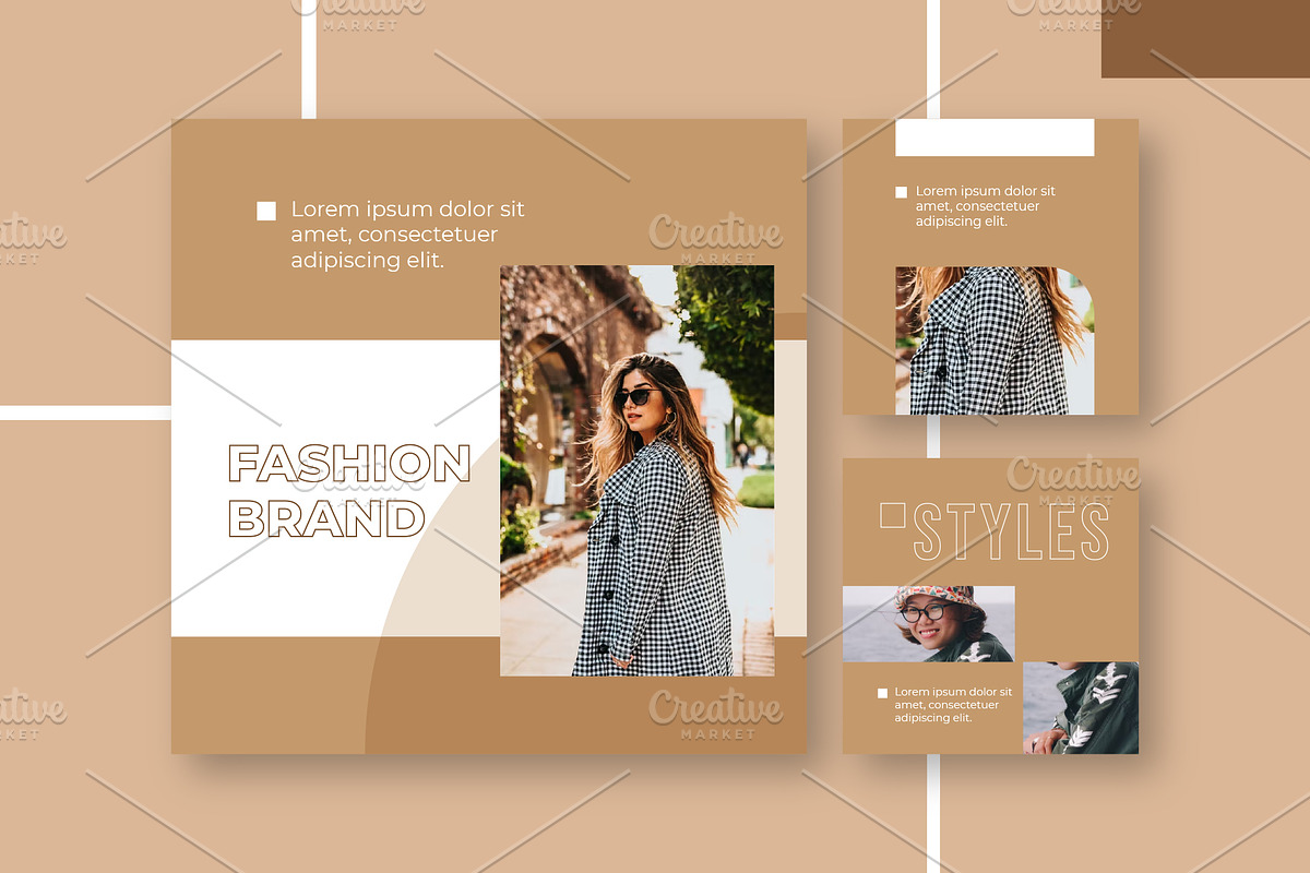 Fashion Instagram Templates, a Social Media Template by Beside Std (Photo 3 of 3)
