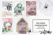 Real Halloween, Watercolor&LineArt, a Decorative Illustration by BalanceUA (Thumbnail 7 of 18)