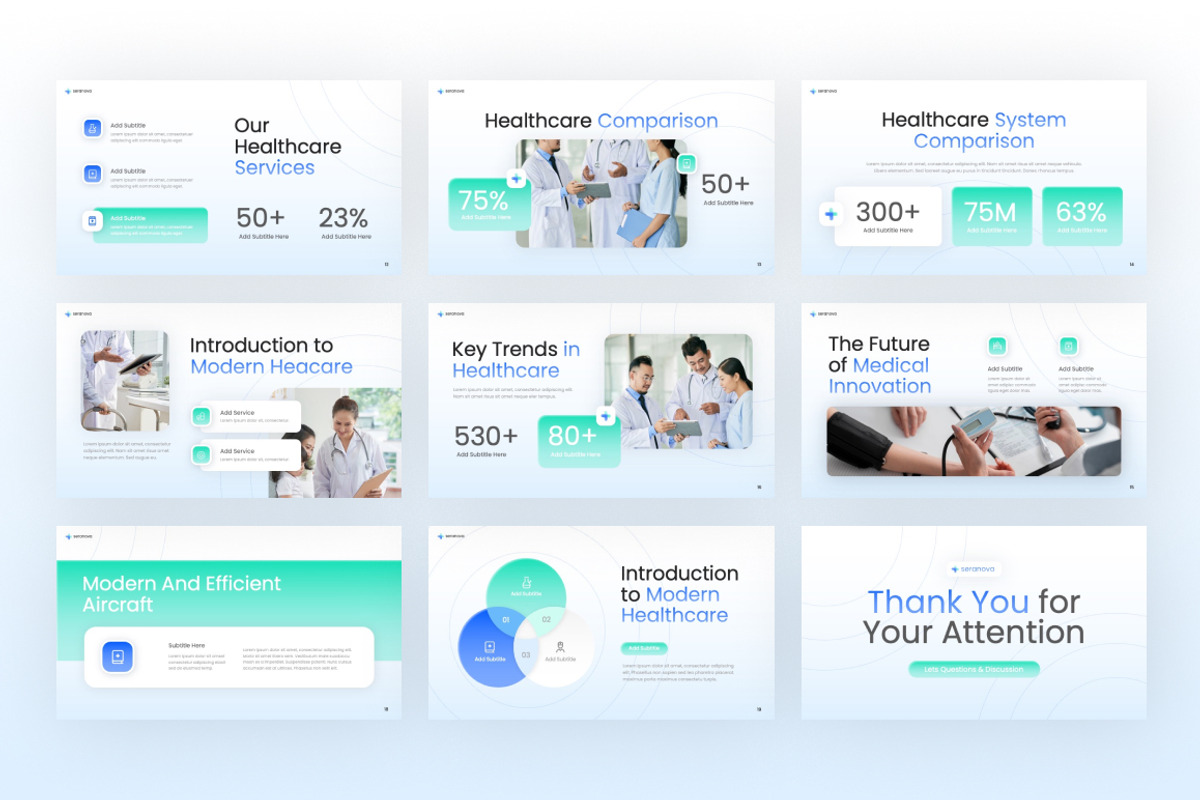 Medical and Health Google Slides, a Presentation Template by Loin Studio (Photo 3 of 4)