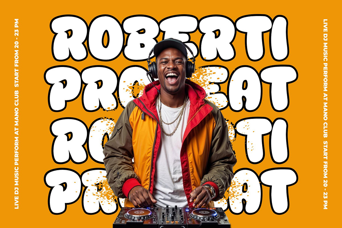 Renos Boxe || Grafity Display Font, a Handwritten Font by Ermedia Studio (Photo 5 of 10)