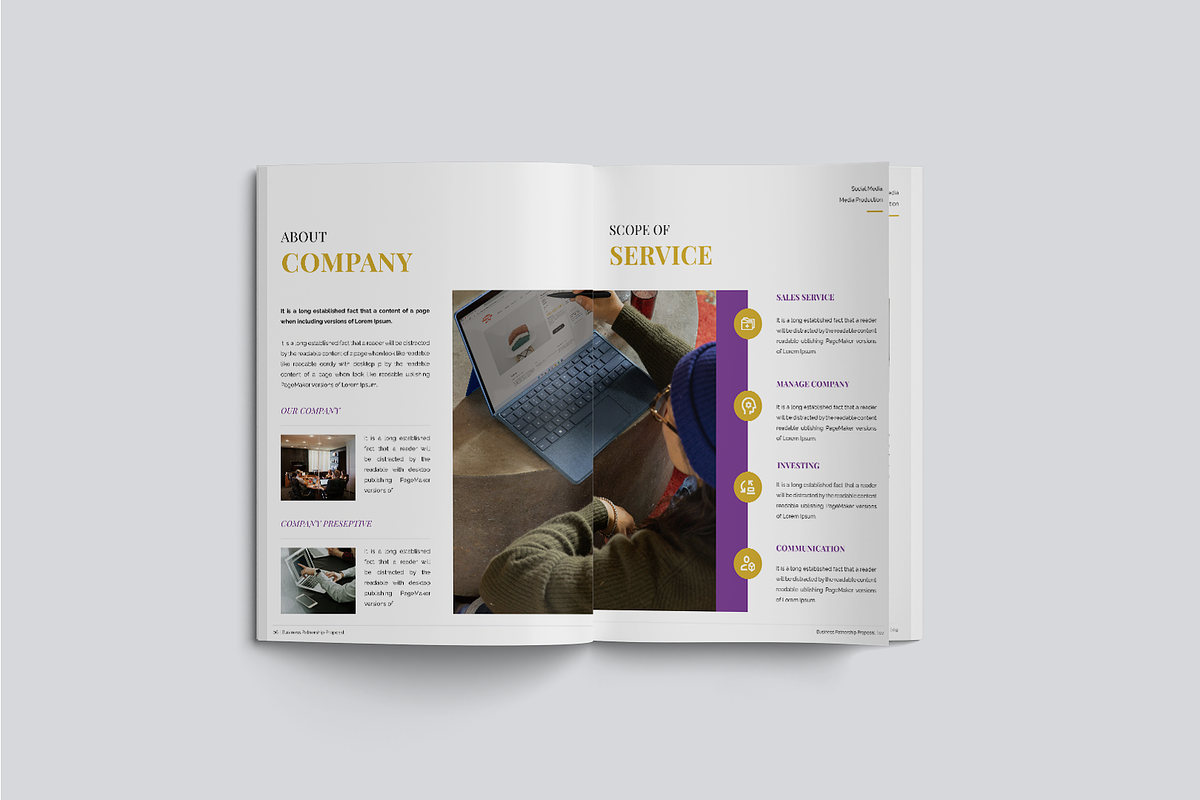 Project Business Proposal Template, a Brochure Template by TMint Play (Photo 7 of 8)