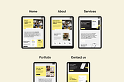 Squarespace Website template, a Squarespace Template by Ciel Lumiere (Thumbnail 4 of 8)