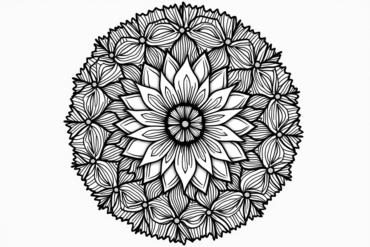 Elegant Hand-Drawn Mandala Designs, an Object Graphic by BIPLOB EXPERT (Photo 7 of 13)