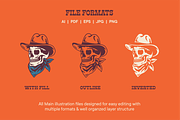 Vintage Western Graphic Assets, an Illustration by ARQAM Studio (Thumbnail 3 of 9)
