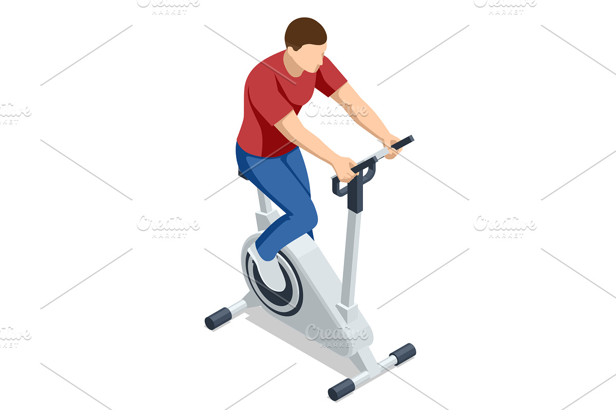 Isometric vector illustration of a, a Sport Illustration by Golden Sikorka