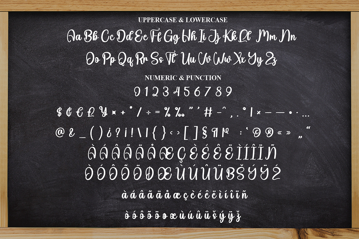 Blackboard | Script Font, a Handwritten Font by Scratchones (Photo 7 of 9)
