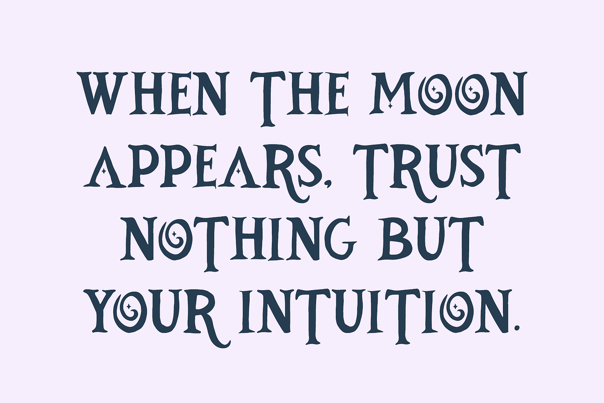 Starborne Serif - A Tarot Font, a Serif Font by Beck McCormick (Photo 4 of 10)