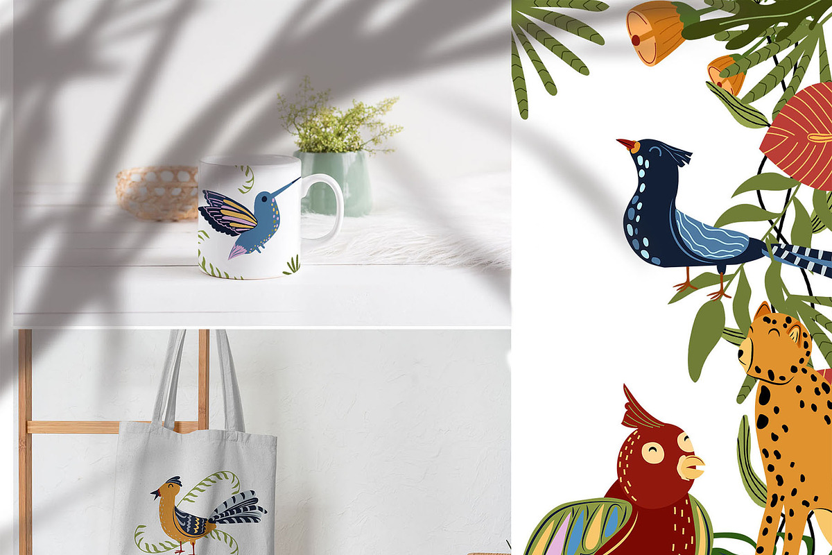 Jungle Animals collection, an Animal Illustration by Usis (Photo 9 of 20)