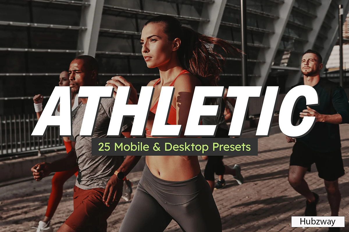 25 Athletic Lightroom Presets & LUTs, a Preset Add-On by Hubzway (Photo 1 of 10)