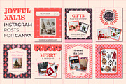 Joyful Xmas – IG Posts for Canva, a Social Media Template by LuOtero (Thumbnail 4 of 5)