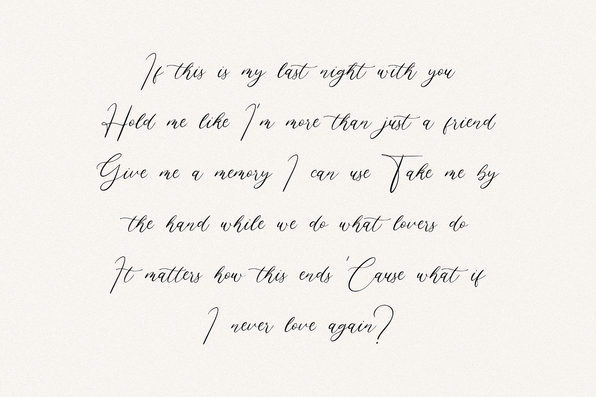 Firataline, a Script Font by Essentials Studio (Photo 3 of 8)