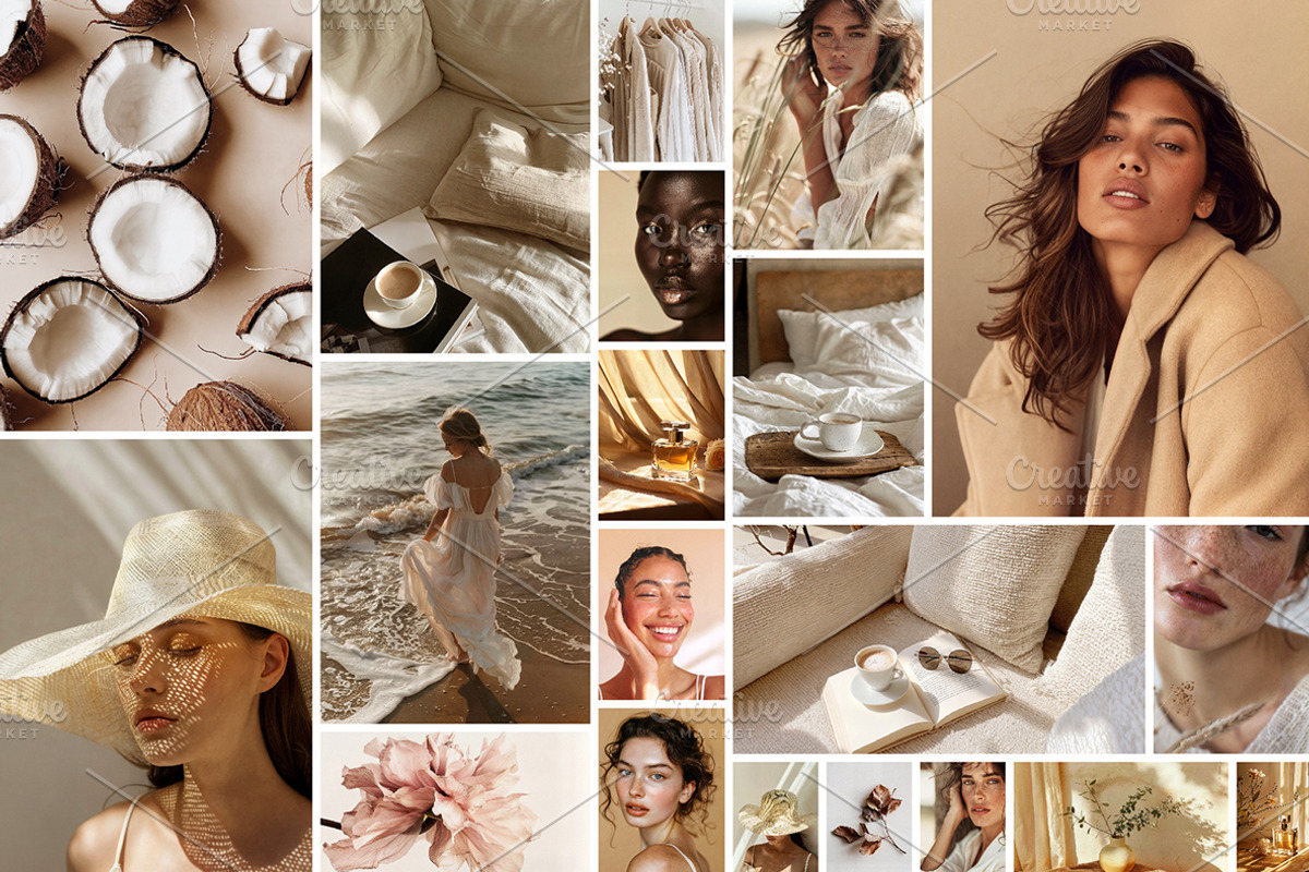 180 Beige editorial images, a Beauty & Fashion Photo by Handmadefont (Photo 6 of 21)