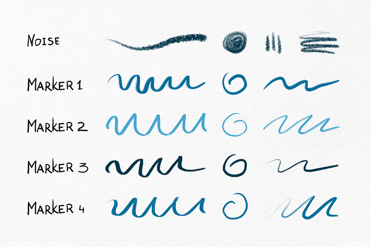 Download Texture Brushes for Procreate preview 4