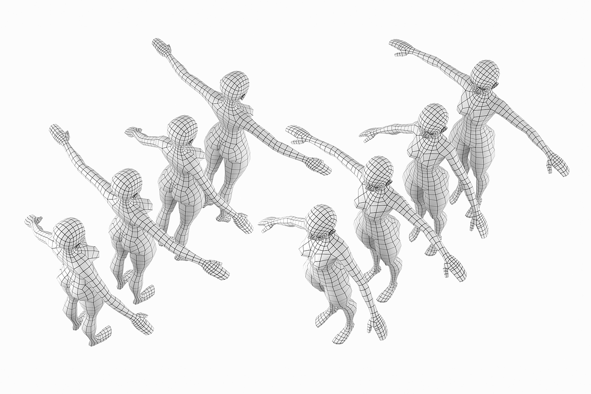 Stylized Girl Abby Shape Mesh, a Characters & Person 3D Model by VK Studio (Photo 6 of 16)