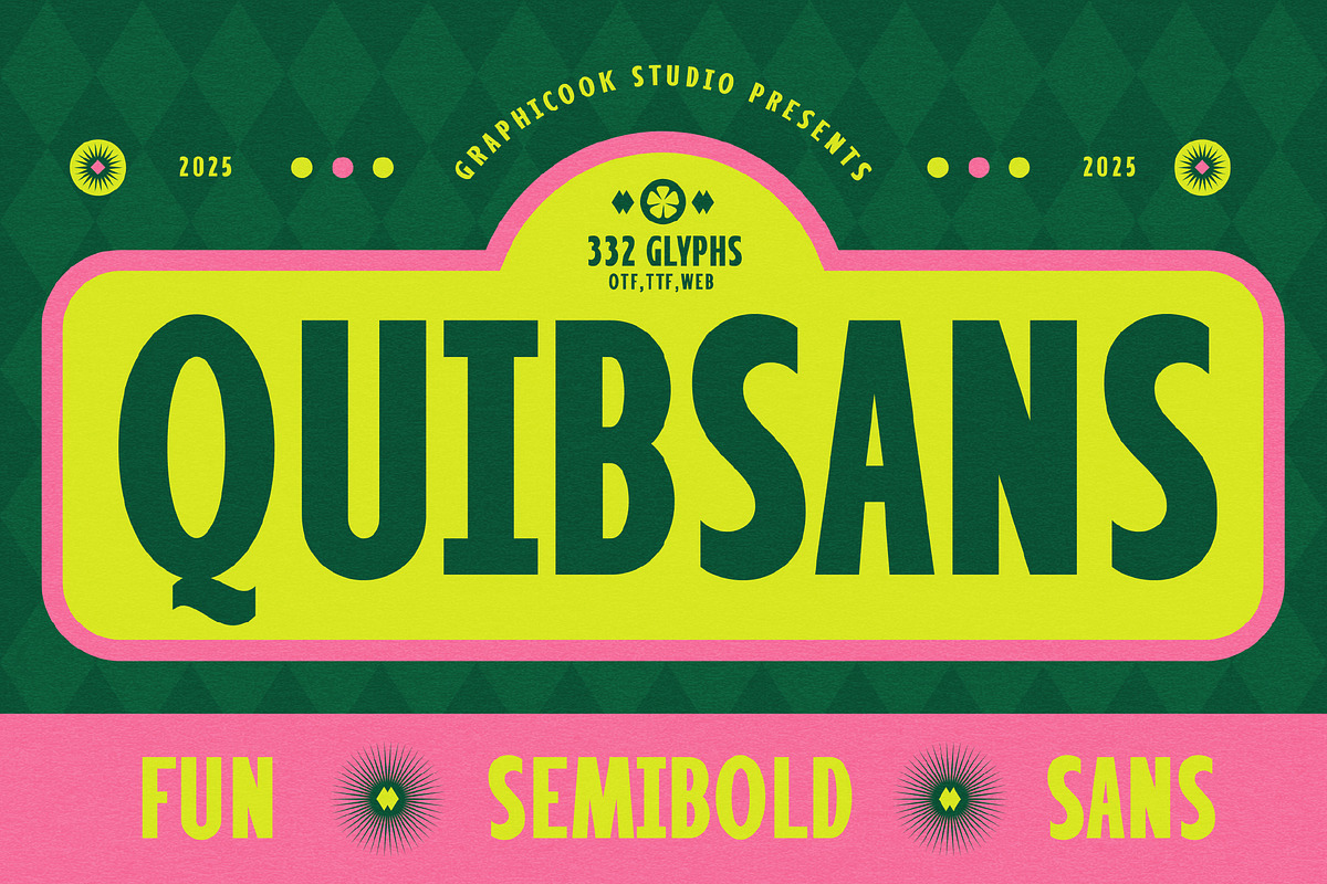 Quibsans, a Sans Serif Font by graphicook (Photo 1 of 10)