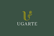 Letter U Logo Decorative Floral Leaf, a Branding & Logo Template by Signatoro (Thumbnail 1 of 3)