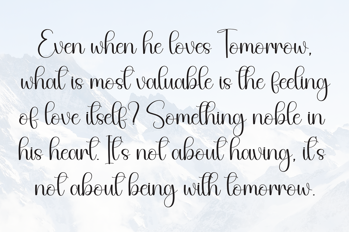 Someday | Script Font, a Handwritten Font by Scratchones (Photo 6 of 9)