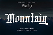 Baliga Blackletter, a Blackletter Font by Authentic Studio (Thumbnail 5 of 11)
