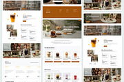 Hootbrew - Cafe Website Landing Page, a Landing Page Template by Font Kingdom (Thumbnail 4 of 5)