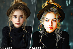 Ultra Cartoon Paint Photoshop Action