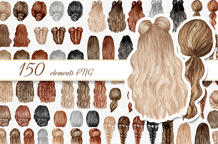 Female Hairstyles set