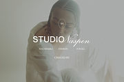 Naspen | 4 Creamy CANVA Logos, a Branding & Logo Template by Alana Designed (Thumbnail 2 of 5)