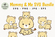 Lion mom SVG, Mother's day with lion, an Animal Illustration by TitaLivingArt (Thumbnail 1 of 9)