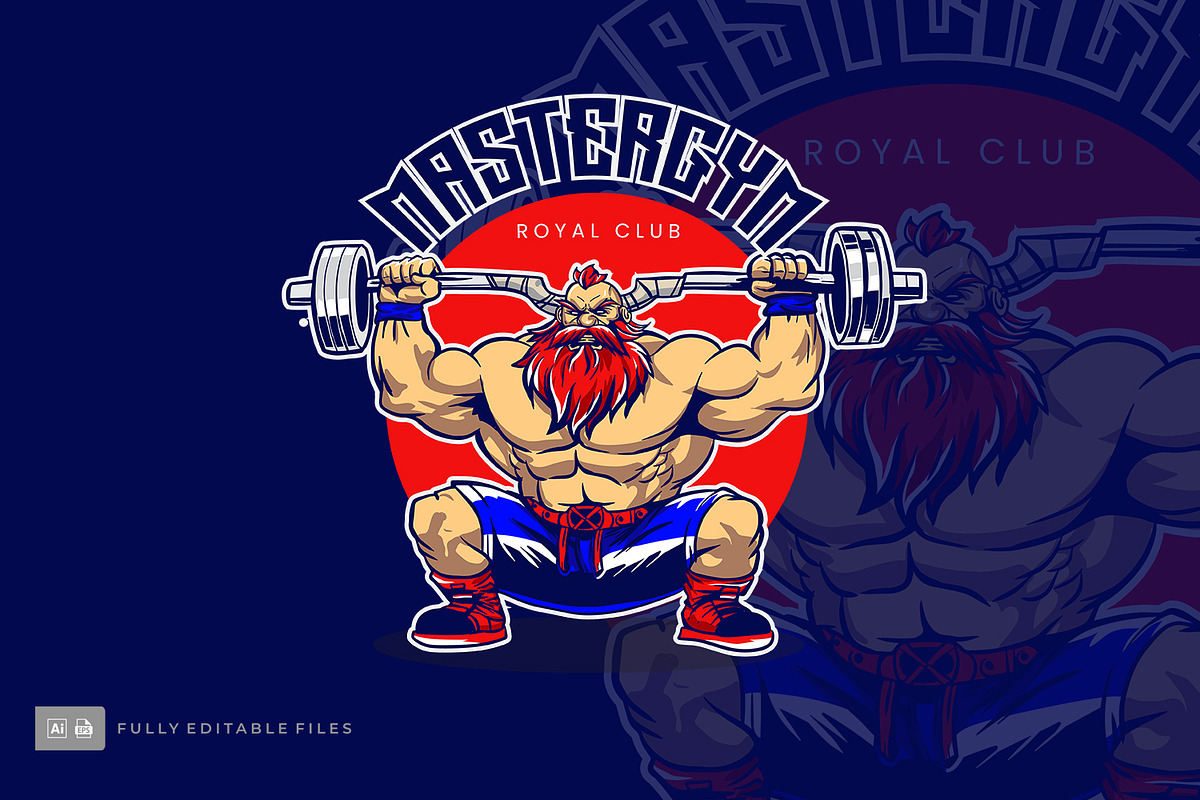 Master Gym Logo Templates, a Branding & Logo Template by Stock Shape