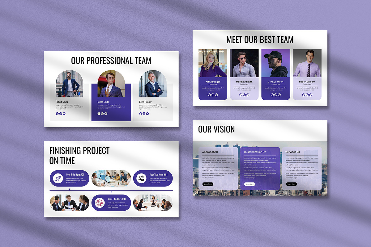 Pitch Deck Presentation Template, a Presentation Template by Pradaxa (Photo 2 of 5)