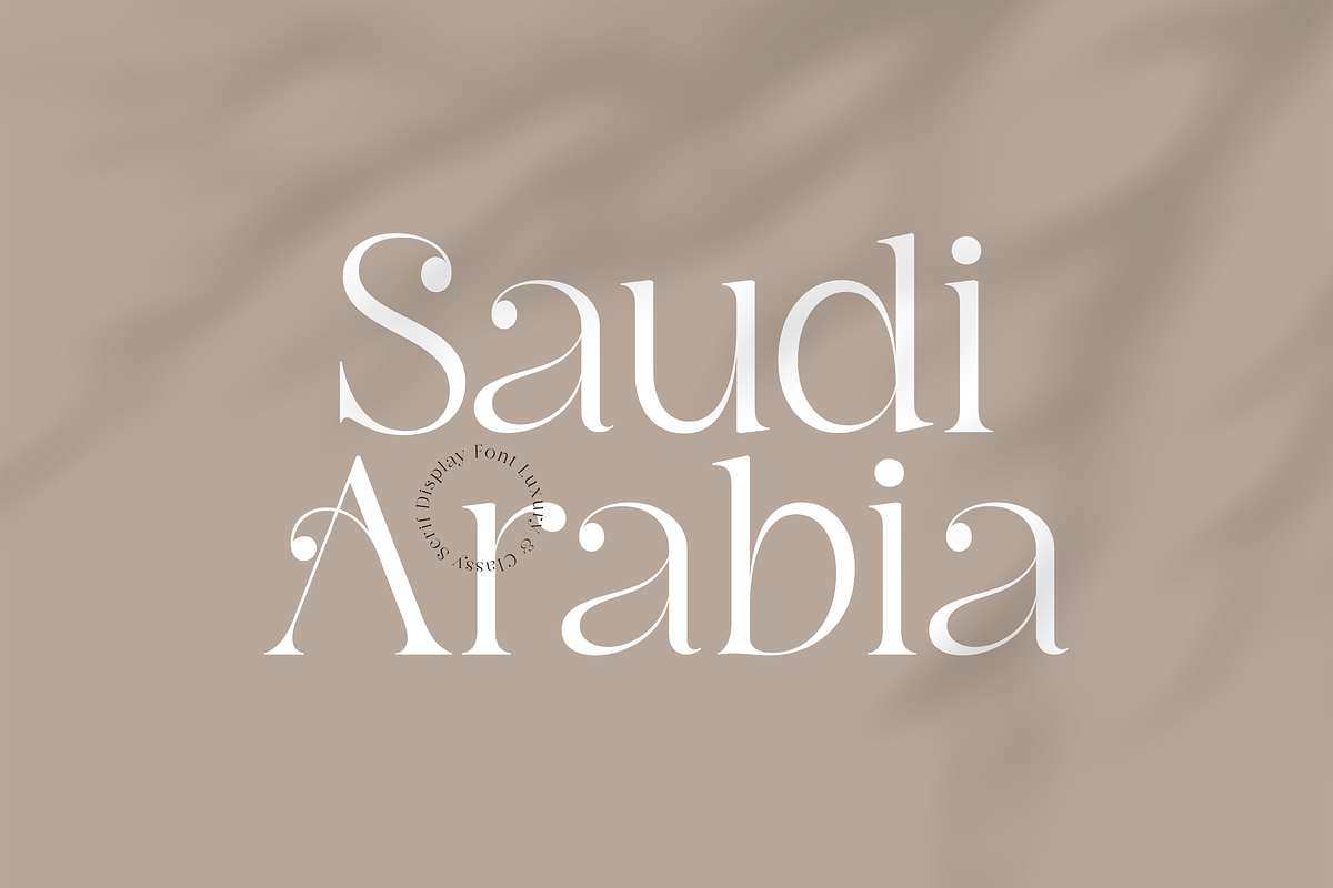 Sarasvati - Serif Display Font, a Serif Font by Artchitype Studio (Photo 2 of 14)